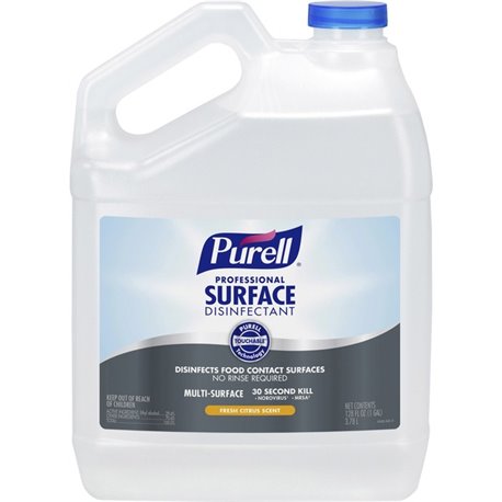 PURELL Professional Surface Disinfectant Gallon Refill - Ready-To-Use - 128 fl oz (4 quart) - Fresh Citrus ScentBottle - 1 Each