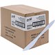 Genuine Joe Individually Wrapped Knife - 1 Piece(s) - 1000/Carton - Knife - 1 x Knife - Disposable - White