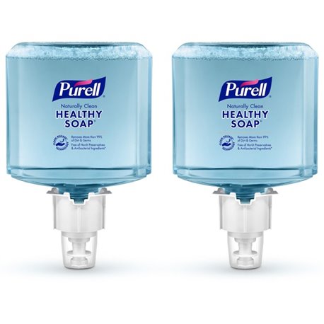 PURELL ES4 CRT HEALTHY SOAP Naturally Clean Foam Refill - Citrus ScentFor - 40.6 fl oz (1200 mL) - Dirt Remover, Kill Germs - Sk