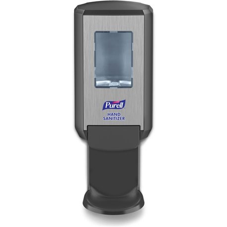 PURELL CS4 Hand Sanitizer Dispenser - Manual - 1.27 quart Capacity - Site Window, Refillable, Sanitary-sealed, Recyclable, Locki