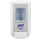 PURELL CS4 Soap Dispenser - Manual - 1.32 quart Capacity - Site Window, Wall Mountable, Durable - White - 1 / Carton