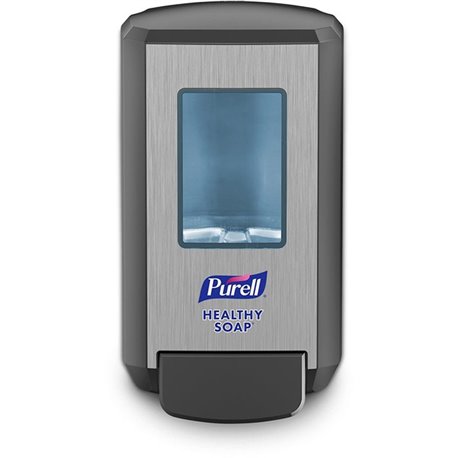 PURELL CS4 Soap Dispenser - Manual - 1.32 quart Capacity - Site Window, Wall Mountable, Durable - Gray - 1 / Carton