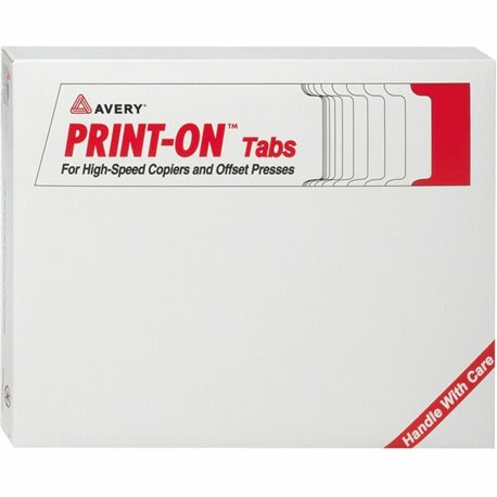 Avery 3-Hole Punched Copier Tabs - 150 x Divider(s) - Print-on Tab(s) - 5 - 5 Tab(s)/Set - 8.5" Divider Width x 11" Divider Leng