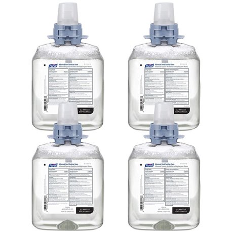 PURELL Hand Sanitizer Foam Refill - 40.6 fl oz (1200 mL) - Kill Germs - Hand - Moisturizing - Clear - 1 Each