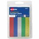 Avery Assorted Foil Star Labels - Learning Theme/Subject - Star Shape - Permanent Adhesive - 0.50" Height - Red, Blue, Silver, G