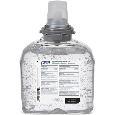 PURELL Hand Sanitizer Gel Refill - 40.6 fl oz (1200 mL) - Kill Germs - Hand, Skin - Moisturizing - Clear - 1 Each