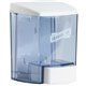 Genuine Joe 30 oz Soap Dispenser - Manual - 30 fl oz Capacity - See-through Tank, Water Resistant, Soft Push - 1Each