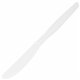 Genuine Joe Heavyweight Disposable Knives - 1 Piece(s) - 1000/Carton - Knife - 1 x Knife - Disposable - White