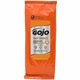 Gojo Fast Towels - Fresh Citrus - 60 Sheets - Clear, Blue - 60 Per Pack - 1 / Pack