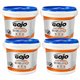 Gojo Fast Towels Bucket - Fresh Citrus - 130 Sheets - Blue, Clear - 130 Per Bucket - 4 / Carton