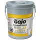 Gojo Scrubbing Towels - 10.50" x 13" - White - 72 Per Canister - 1 Each