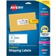 Avery Shipping Labels, Sure Feed, 2" x 4" , 250 Labels (6427) - 4" Height x 2" Width - Permanent Adhesive - Rectangle - Laser, I