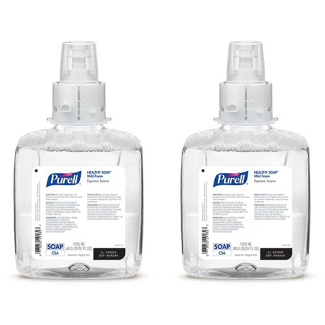 PURELL CS6 Refill Healthy Soap Mild Foam - Fresh Fruit ScentFor - 40.6 fl oz (1200 mL) - Dirt Remover, Kill Germs - Hand, Skin -