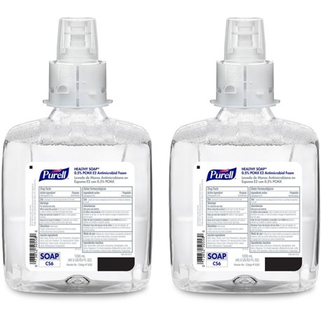 PURELL CS6 PCMX Antimicrobial E2 Hand Foam - Light Floral ScentFor - 40.6 fl oz (1200 mL) - Kill Germs, Bacteria Remover, Soil R