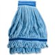 Genuine Joe Microfiber Wet Mophead Refill - Large - MicroFiber - Blue - 1Each