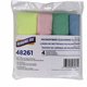 Genuine Joe Color-coded Microfiber Cleaning Cloths - 16" x 16" - Assorted - MicroFiber - 4 / Pack