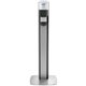 PURELL MESSENGER ES6 Silver Panel Floor Stand with Dispenser - Floor Stand - Graphite, Silver