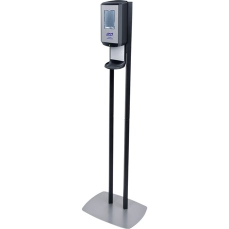 PURELL CS6 Dispenser Floor Stand - 5" Height x 13.5" Width - Freestanding - ABS Plastic - Gray