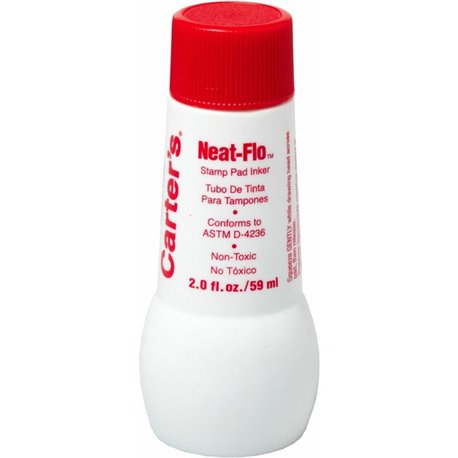 Carter's Stamp Pad Inker - 1 Each - Red Ink - 2 fl oz - Red