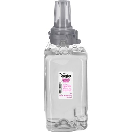 Gojo Antibacterial Handwash ADX-12 Dispenser Refill - Plum ScentFor - 42.3 fl oz (1250 mL) - Push Pump Dispenser - Bacteria Remo