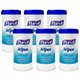 PURELL Clean Scent Hand Sanitizing Wipes - Clean - White - 40 Per Canister - 6 / Carton