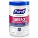 PURELL Foodservice Surface Sanitizing Wipes - Ready-To-Use - 10" Length x 7" Width - 110 / Canister - 1 Each - Rinse-free, Fragr