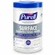 PURELL Professional Surface Disinfecting Wipes - Ready-To-Use - Fresh Citrus Scent - 8" Length x 7" Width - 110 / Canister - 1 E