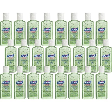 PURELL Hand Sanitizer Gel - Floral Scent - 4 fl oz (118.3 mL) - Squeeze Bottle Dispenser - Kill Germs - Hand - Moisturizing - Gr