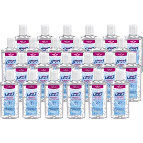 PURELL Advanced Hand Sanitizer Gel - 4 fl oz (118.3 mL) - Flip Top Bottle Dispenser - Hand - Moisturizing - Clear - Anti-irritan