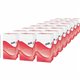 Genuine Joe Jumbo Striped Straws - 7.8" Length - Plastic - 24 / Carton - Red, White
