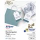 Avery Printable Tags with String - 2" Length x 3.50" Width - Rectangular - String Fastener - 96 / Pack - Card Stock - White, Mat