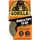 Gorilla Tape To-Go - 10 yd Length x 1" Width - 1 Each - Black