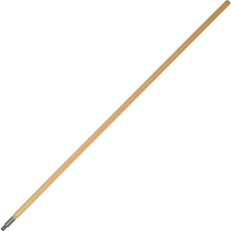 Genuine Joe Replacement Handle for Heavy-duty Floor Sweep - 60" Length - 1.13" Diameter - Oak - Wood - 1 Each