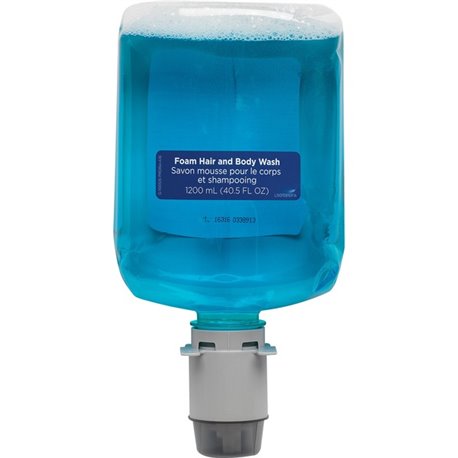 Pacific Blue Ultra Hair And Body Wash Manual Dispenser Refills - 40.6 fl oz (1200 mL) - Squeeze Bottle Dispenser - Dirt Remover,