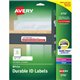 Avery Permanent Durable ID Labels with Sure Feed(R) Technology - 5/8" Height x 3" Width x 3" Length - Permanent Adhesive - Recta