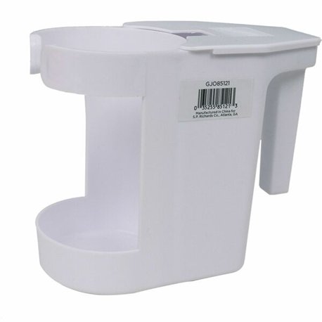 Genuine Joe Toilet Bowl Mop Caddy - 12 / Carton - White