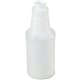 Genuine Joe 24 oz. Plastic Bottle with Graduations - Suitable For Cleaning - 24 / Carton - Translucent