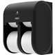 Compact 4-Roll Quad Coreless High-Capacity Toilet Paper Dispenser - Coreless Dispenser - 6000 x Sheet, 12000 x Sheet - 13.3" Hei