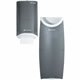 Safe-T-Gard Door Tissue Dispenser/Trash Receptacle - Center Pull Dispenser - 3.1" Height x 8.3" Width x 5" Depth - Smoke - 1 Eac