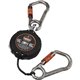 Squids 3011 Retractable Tool Lanyard with Carabiner Mount - 1 Each - 8 lb Load Capacity - Standard - Carabiner Attachment - 1" H