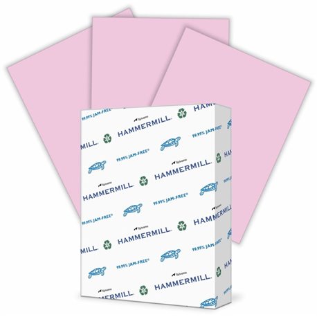 Hammermill Colors Recycled Copy Paper - Lilac - Letter - 8 1/2" x 11" - 20 lb Basis Weight - Smooth - 500 / Ream - Sustainable F