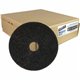 Genuine Joe Black Floor Stripping Pad - 17" Diameter - 5/Carton x 17" Diameter x 1" Thickness - Stripping, Floor - 175 rpm to 35