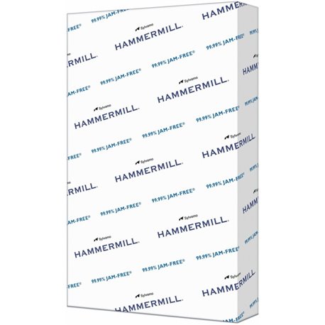 Hammermill Copy Plus Paper - White - 92 Brightness - Legal - 8 1/2" x 14" - 20 lb Basis Weight - 500 / Ream - Sustainable Forest