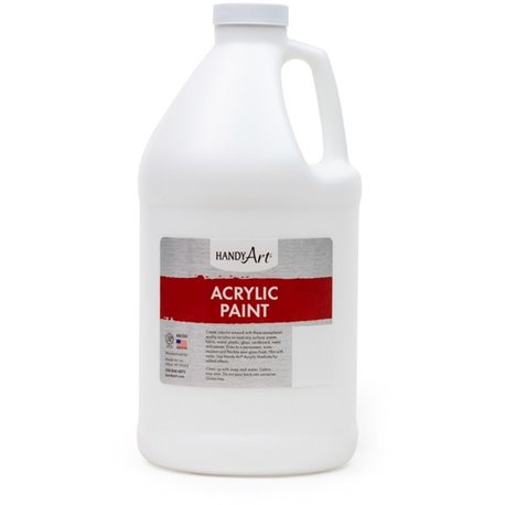 Handy Art Acrylic Paint - 2 quart - 1 Each - Titanium White