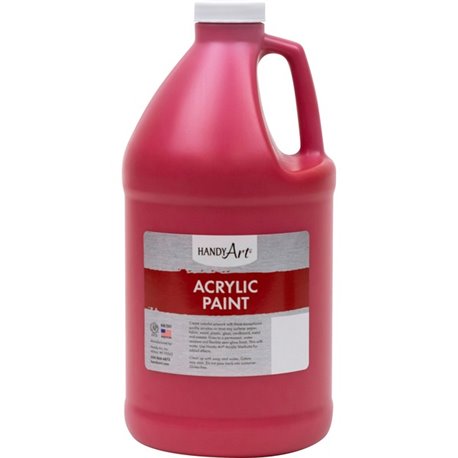 Handy Art Acrylic Paint - 2 quart - 1 Each - Brite Red