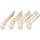 Genuine Joe Nylon Utility Brush - Nylon Bristle - 20" Handle Length - 12 / Carton - White