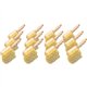 Genuine Joe Tampico Utility Brush - Tampico Bristle - 8.5" Overall Length - 12 / Carton - White