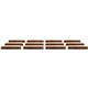 Genuine Joe 24" Push Broomhead - Palmyra Bristle - 24" Overall Length - 12 / Carton