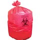 Heritage 1.3 mil Red Biohazard Can Liners - 46" Width x 40" Length - 1.30 mil (33 Micron) Thickness - Low Density - Red - Linear