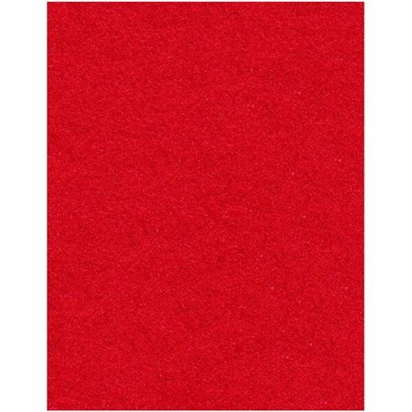 Genuine Joe Buffing Floor Pad - 5/Carton - 14" Width - Buffing, Floor - Red